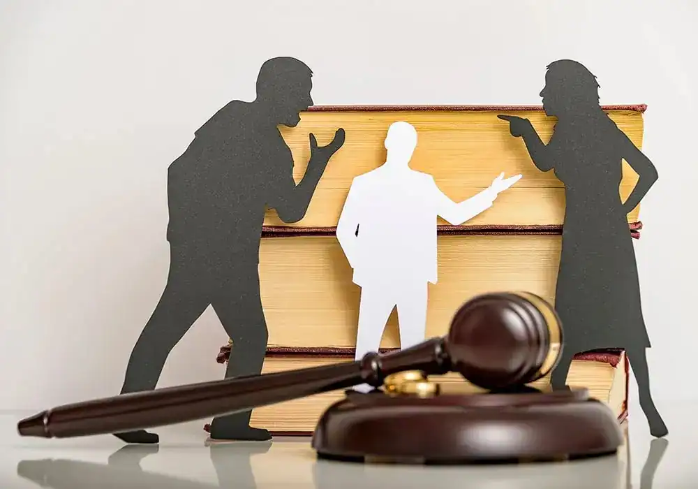 image of couple arguing through divorce Greater Manchester