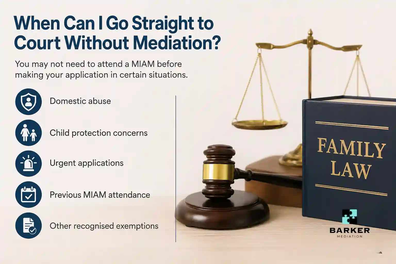 When Can I Go Straight to Court Without Mediation Greater Manchester?